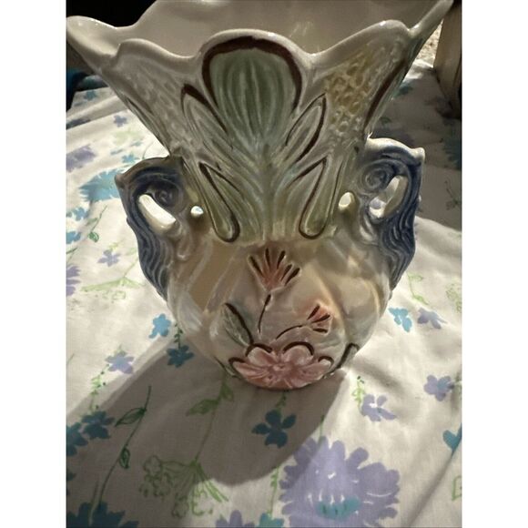 Vintage 446 Brazil‎ Made Flower Vase Lusterware Art Pottery Rio De Janiero ❤️j8 - Picture 5 of 5